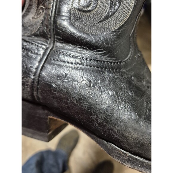 Remington Black Men’s Ostrich Size 10 D Cowboy Boots Pre-Owned main image 7